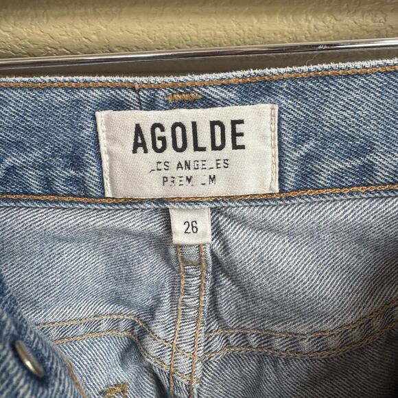 AGOLDE Jamie High Rise Straight Classic Jeans in Dakota A045C 2083 Size 26 - Picture 4 of 7